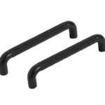 Differnz meubelgreep Utrecht rond 128 mm mat zwart 2 stuks