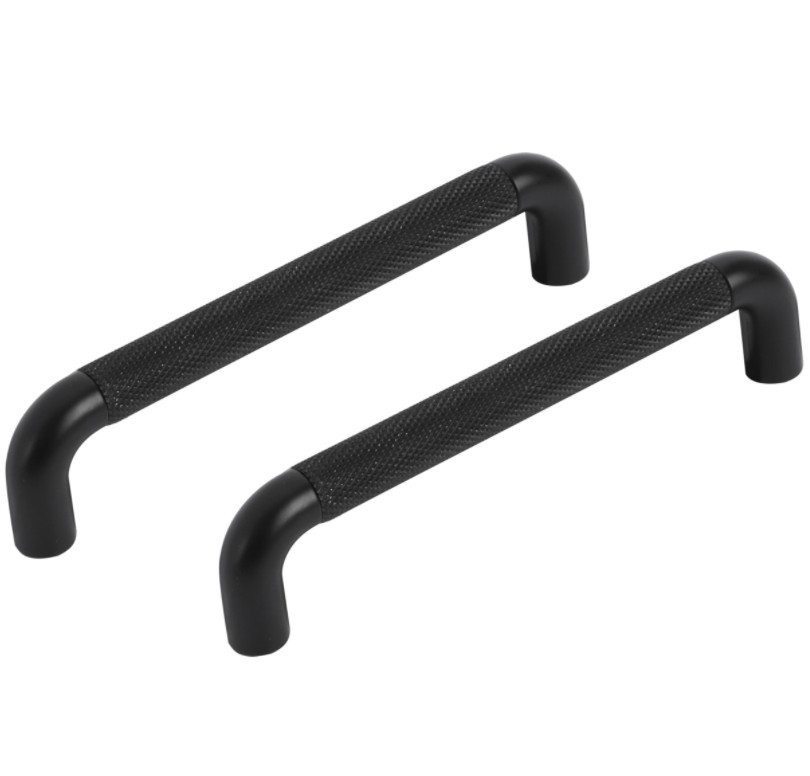 Differnz meubelgreep Utrecht rond 128 mm mat zwart 2 stuks