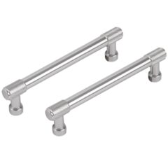 Differnz meubelgreep Utrecht recht 128 mm mat chroom 2 stuks