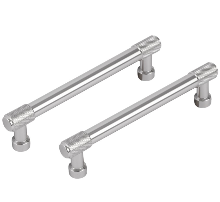 Differnz meubelgreep Utrecht recht 128 mm mat chroom 2 stuks