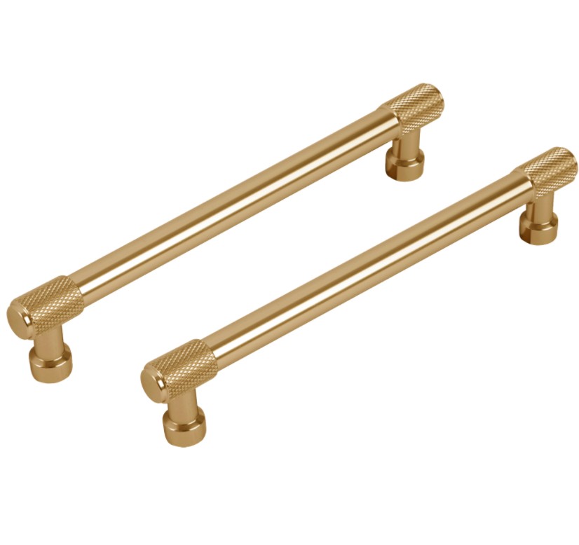 Differnz meubelgreep Utrecht recht 160 mm goud 2 stuks