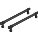 Differnz meubelgreep Utrecht recht 160 mm mat zwart 2 stuks