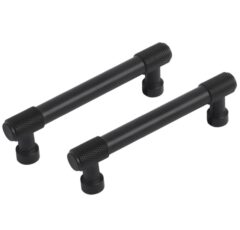 Differnz meubelgreep Utrecht recht 96 mm mat zwart 2 stuks