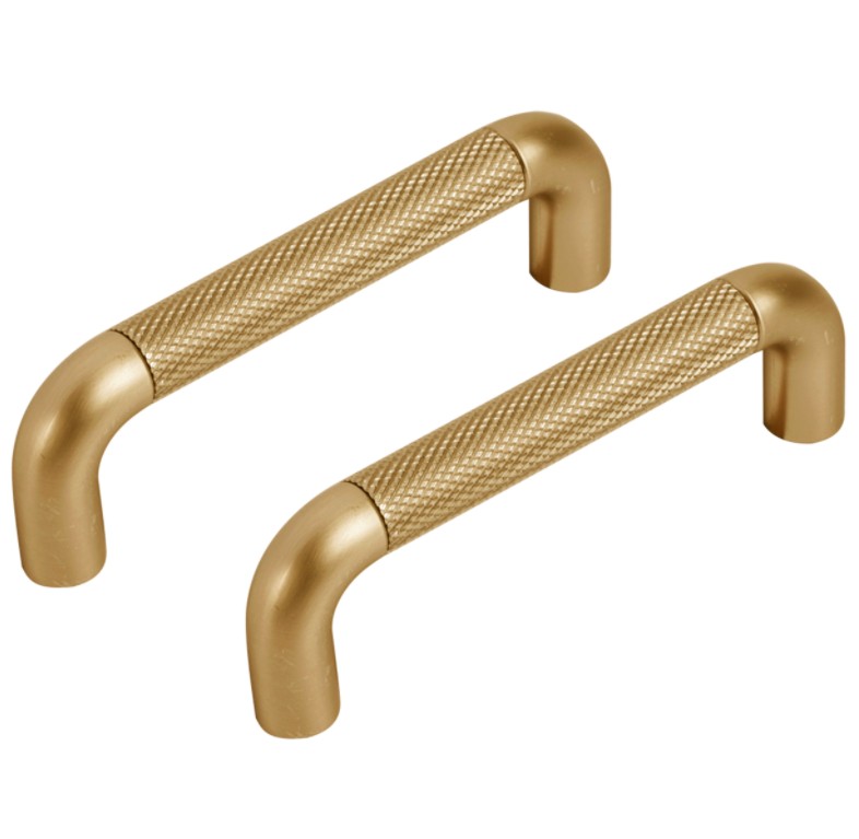 Differnz meubelgreep Utrecht rond 96 mm goud 2 stuks