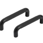 Differnz meubelgreep Utrecht rond 96 mm mat zwart 2 stuks