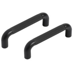 Differnz meubelgreep Utrecht rond 96 mm mat zwart 2 stuks