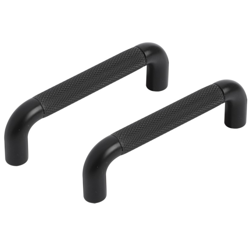 Differnz meubelgreep Utrecht rond 96 mm mat zwart 2 stuks