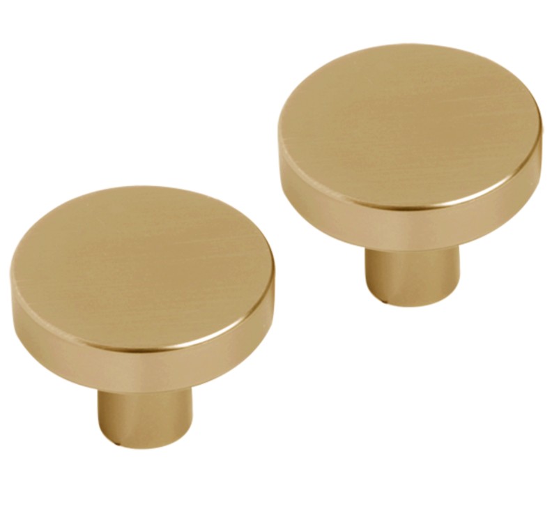 Differnz meubelknop Amsterdam 30 mm goud 2 stuks