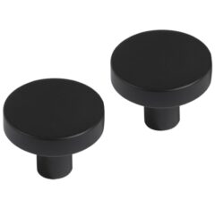 Differnz meubelknop Amsterdam 30 mm mat zwart 2 stuks