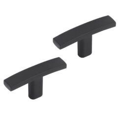 Differnz meubelknop Den Haag mat zwart 2 stuks