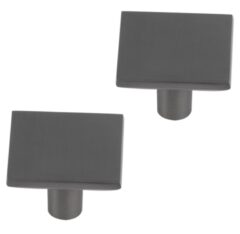 Differnz meubelknop Tilburg 30 mm gunmetal 2 stuks