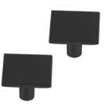 Differnz meubelknop Tilburg mat zwart 2 stuks