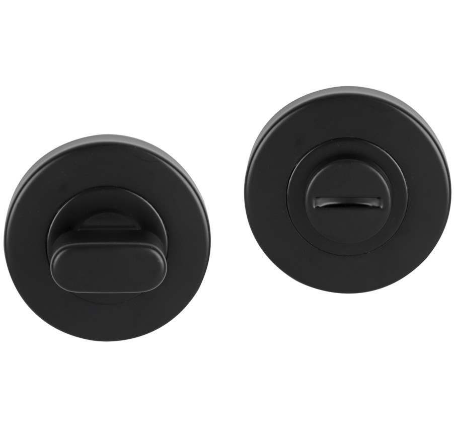 Differnz wc-sluiting rond mat zwart
