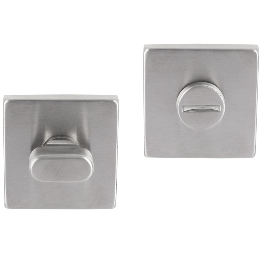 Differnz wc-sluiting vierkant mat chroom