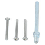 Nemef montageset voor veiligheidsbeslag 3400 knop-kruk voor deurdikte 58-62 mm F1