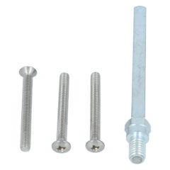 Nemef montageset voor veiligheidsbeslag 3400 knop-kruk voor deurdikte 58-62 mm F1