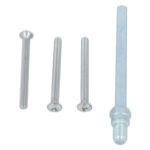 Nemef montageset voor veiligheidsbeslag 3400 knop-kruk voor deurdikte 63-67 mm F1