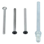 Nemef montageset voor veiligheidsbeslag 3400 knop-kruk voor deurdikte 63-67 mm zwart