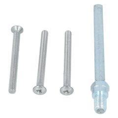 Nemef montageset voor veiligheidsbeslag 3400 knop-kruk voor deurdikte 68-72 mm F1