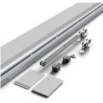 Schuifdeursysteem Mod. SD005 aluminium wit