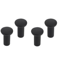 Differnz meubelknop Eindhoven 20 mm mat zwart 4 stuks