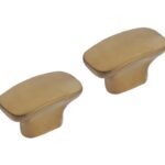 Differnz meubelknop Eindhoven ovaal goud 2 stuks