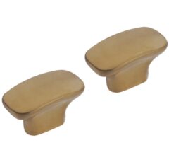 Differnz meubelknop Eindhoven ovaal goud 2 stuks