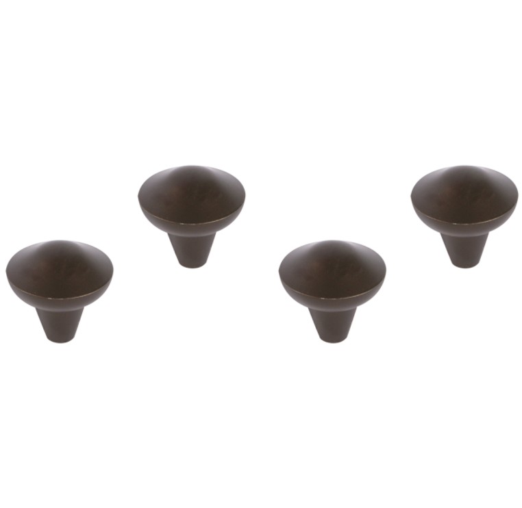 Differnz meubelknop Groningen 20 mm brons 4 stuks