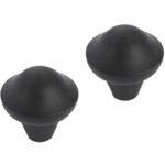 Differnz meubelknop Groningen 30 mm mat zwart 2 stuks