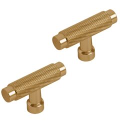 Differnz meubelknop T-vorm Utrecht goud 2 stuks