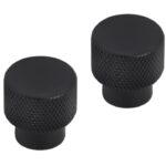 Differnz meubelknop Utrecht 25 mm mat zwart 2 stuks