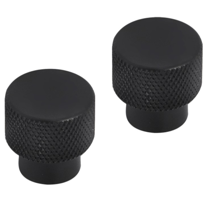 Differnz meubelknop Utrecht 25 mm mat zwart 2 stuks