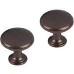 Differnz meubelknop rond bol 30 mm brons 2 stuks
