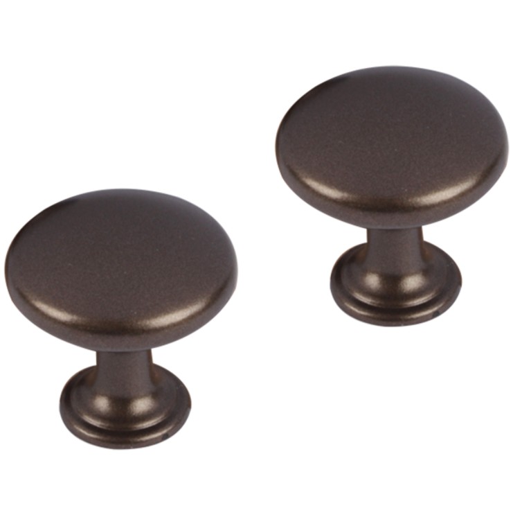 Differnz meubelknop rond bol 30 mm brons 2 stuks