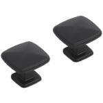 Differnz meubelknop vierkant 25 mm mat zwart 2 stuks