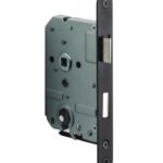 FORMANI cilinder dag en nachtslot PC55 BASICS LBLAY55 afgerond met PVD mat zwarte voorplaat