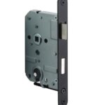 FORMANI cilinder dag en nachtslot PC55 BASICS LBLAY55 afgerond met mat zwarte voorplaat