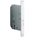 FORMANI kastdeurslot BASICS LBLKAN56 afgerond met witte voorplaat