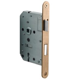 FORMANI klavier dag en nachtslot SL56 BASICS LBLAN56 afgerond met PVD licht bronzen voorplaat