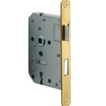 FORMANI klavier dag en nachtslot SL56 BASICS LBLAN56 afgerond met PVD mat gouden voorplaat