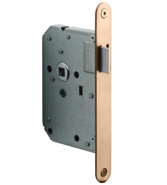 FORMANI loopslot BASICS LBLASFC afgerond met PVD licht bronzen voorplaat