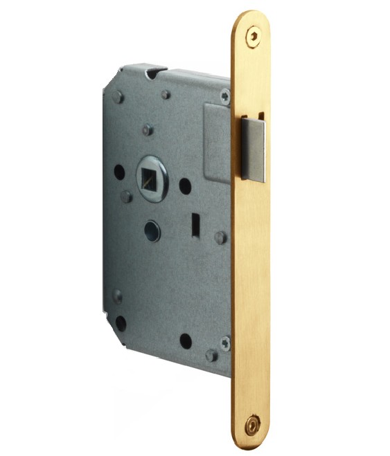 FORMANI loopslot BASICS LBLASFC afgerond met PVD mat gouden voorplaat