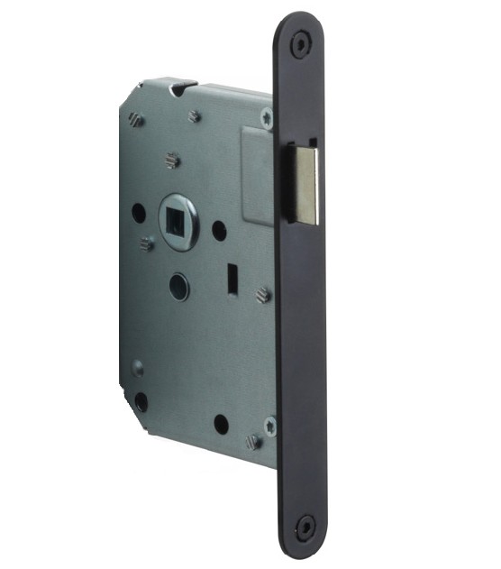 FORMANI loopslot BASICS LBLASFC afgerond met PVD mat zwarte voorplaat