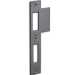 FORMANI rechthoekige sluitplaat voor dag- en nachtschoot BASICS LBSPNYW PVD mat zwart