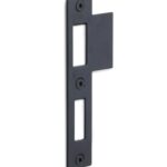 FORMANI rechthoekige sluitplaat voor dag- en nachtschoot BASICS LBSPNYW mat zwart