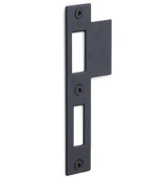 FORMANI rechthoekige sluitplaat voor dag- en nachtschoot BASICS LBSPNYW mat zwart