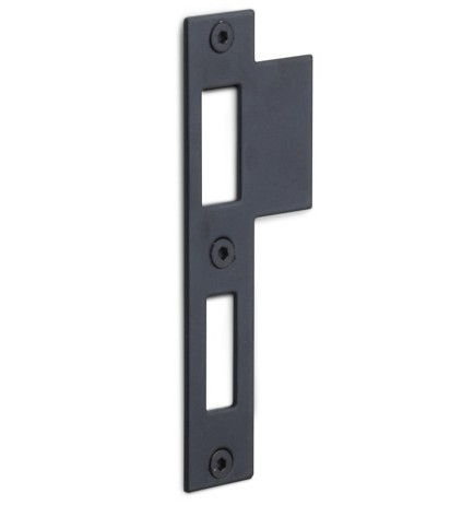 FORMANI rechthoekige sluitplaat voor dag- en nachtschoot BASICS LBSPNYW mat zwart