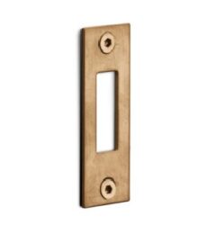 FORMANI rechthoekige sluitplaat voor kastslot BASICS LBSPK PVD licht brons