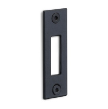 FORMANI rechthoekige sluitplaat voor kastslot BASICS LBSPK mat zwart