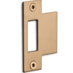 FORMANI rechthoekige sluitplaat voor loopslot BASICS LBSPSFC PVD licht brons